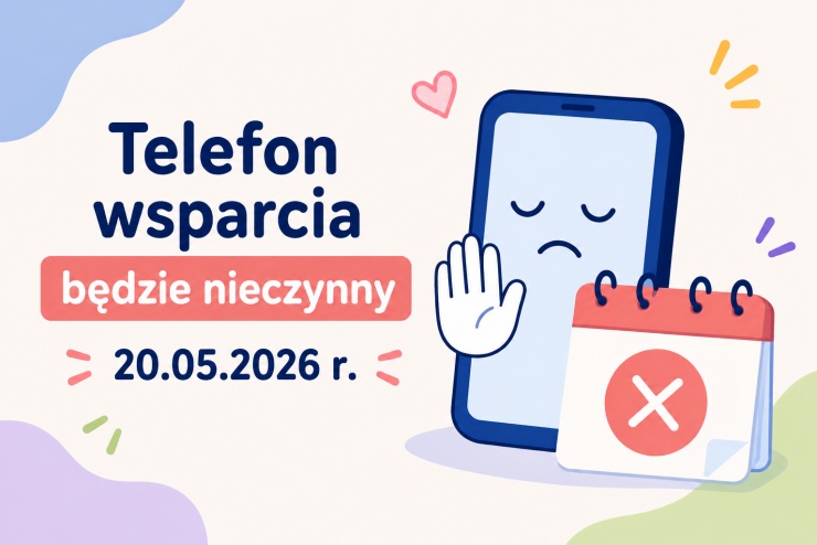 Telefon wsparcia nieczynny