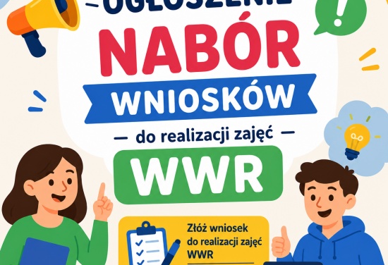 Nabór wniosków do realizacji zajęć WWR