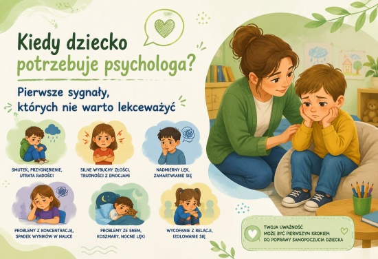 Kiedy dziecko potrzebuje psychologa?